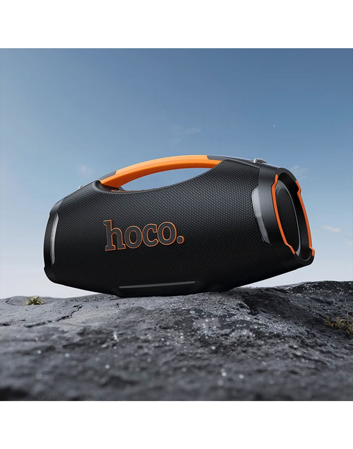 Hoco Premium Bluetooth Speaker 200W RMS+ Wirelesss Microphone (HT4 Pro) - Black