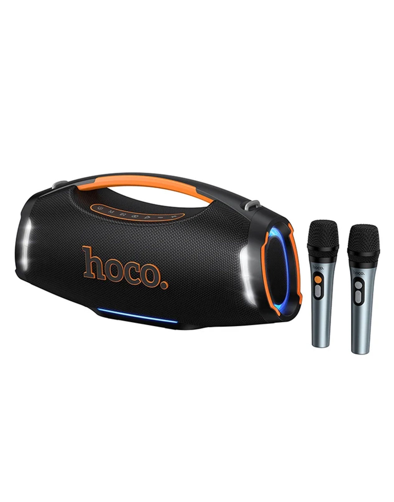 Hoco Premium Bluetooth Speaker 200W RMS+ Wirelesss Microphone (HT4 Pro) - Black