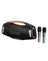 Hoco Premium Bluetooth Speaker 200W RMS+ Wirelesss Microphone (HT4 Pro) - Black