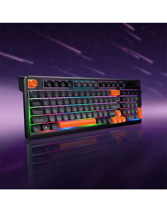 Hoco Premium Multifunction Gaming Keyboard Wired & Wireless Modes (GM751) - Black