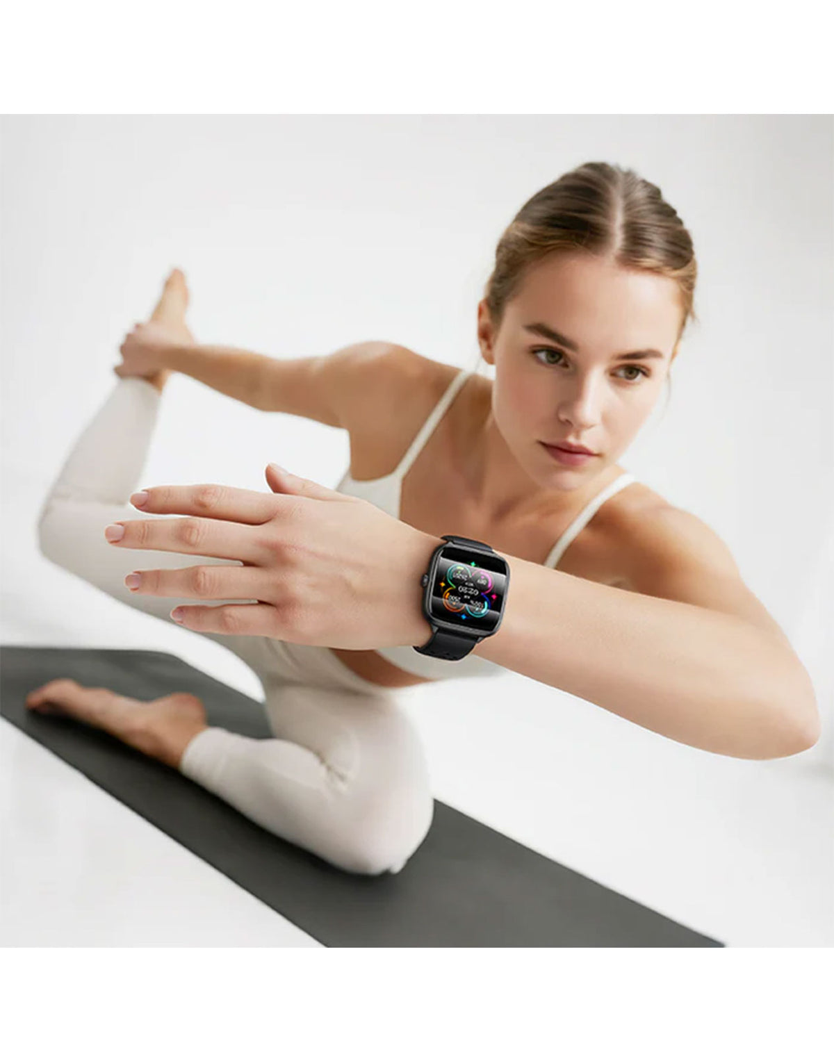 Hoco Smart Sports Watch Calling Feature (Y36) - Black 