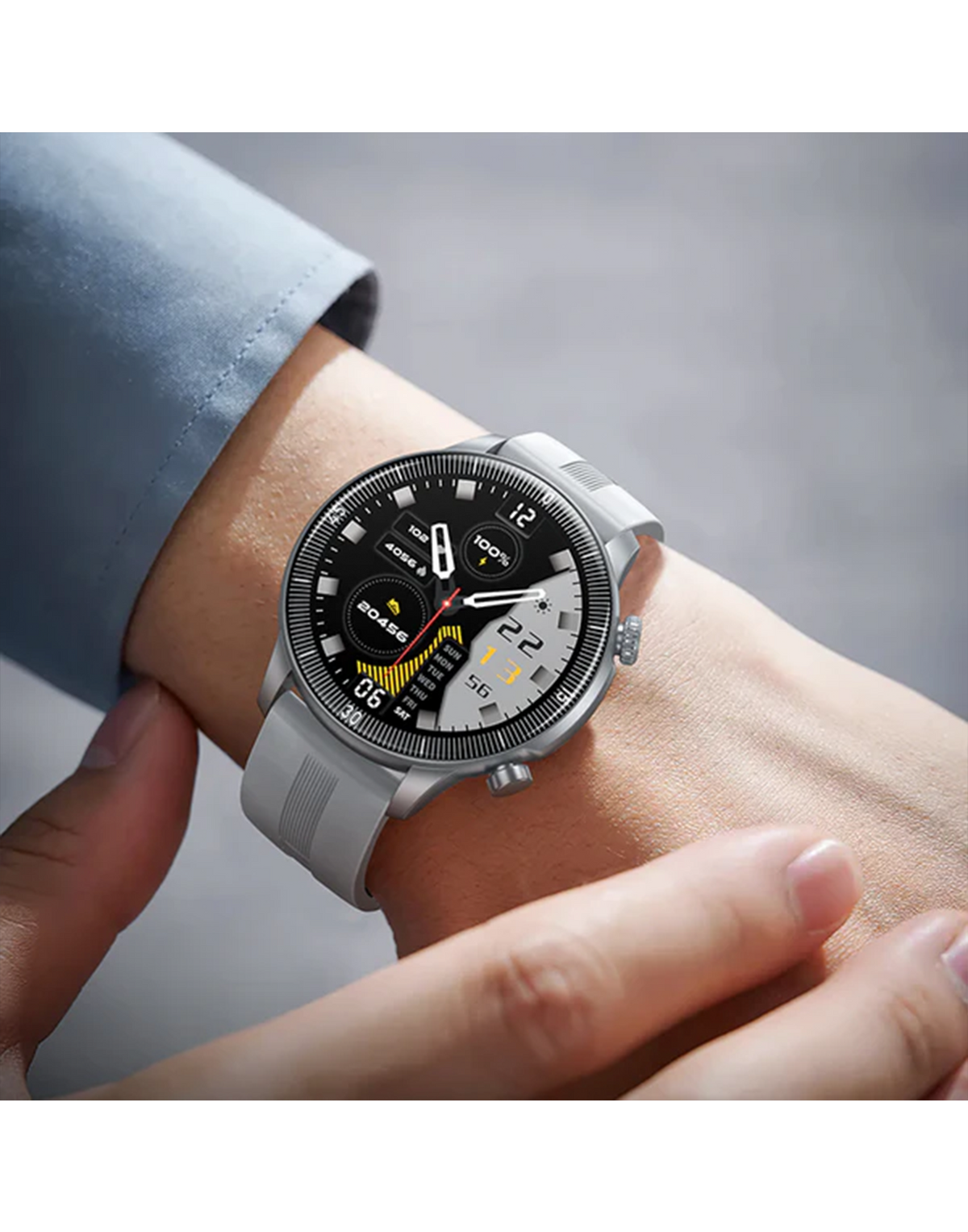 Hoco Smart Sports Watch With Calling Feature (Y31) - Black