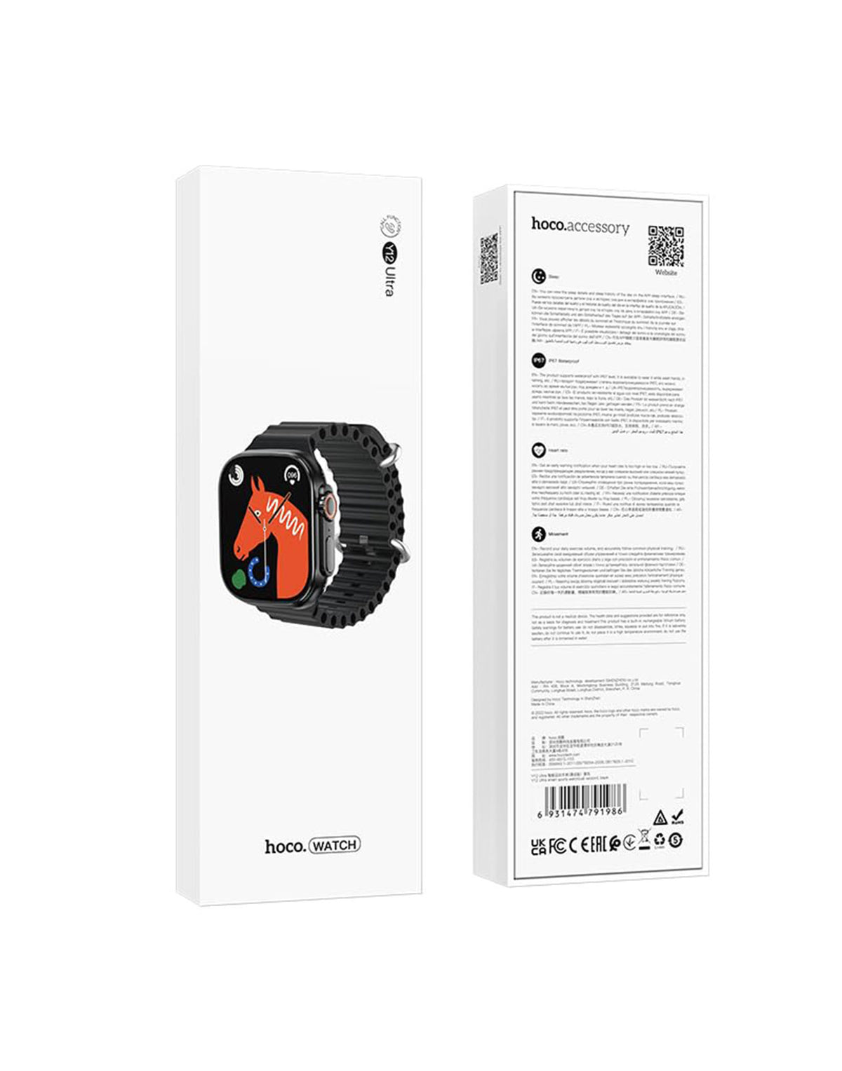 Hoco Smart Watch Calling Feature (Y12) - TechCrazy
