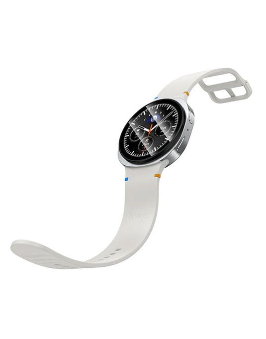 Hoco Smart Watch With Calling Feature Amoled Screen GPS (Y43) - Silver