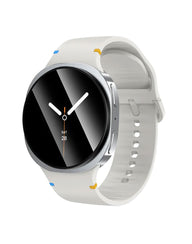 Hoco Smart Watch With Calling Feature Amoled Screen GPS (Y43) - Silver (Brand New)