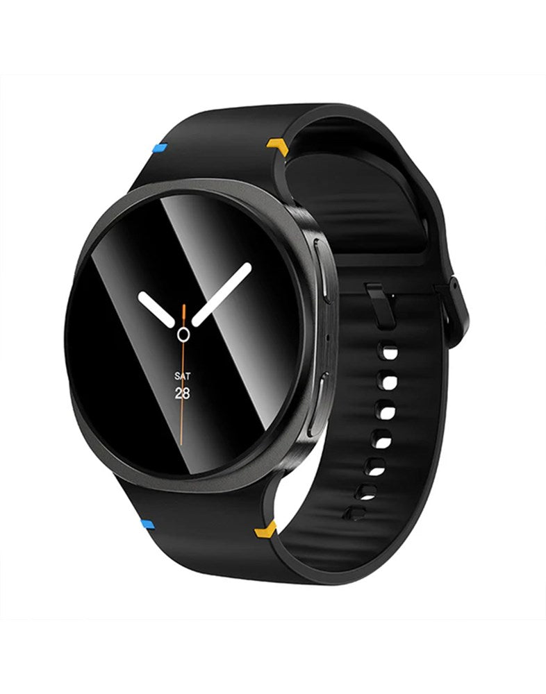 Hoco Smart Watch With Calling Feature Amoled Screen GPS (Y43) - Black (Brand New)