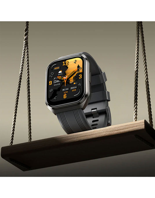 Hoco Smart Watch With Calling Feature Y44 - Black (Brand New)