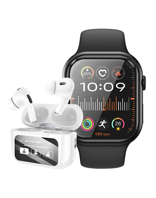 Hoco Smart Watch With Calling Feature (Y23) + Earbud (EW72) (Bundle Deal)