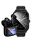Hoco Smart Watch With Calling Feature (Y27) - Black + TWS Earbud (EQ14) (Bundle Deal)