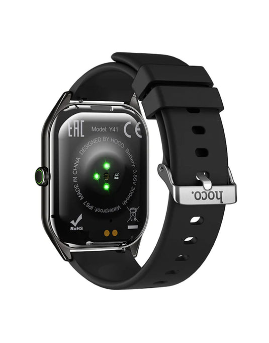 Hoco Smart Watch With Calling Feature (Y41) - Black