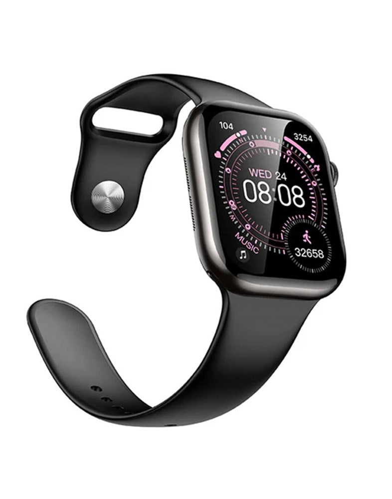 Hoco Smart Watch With Calling Feature (Y42) 2 Straps - Black (Brand New)