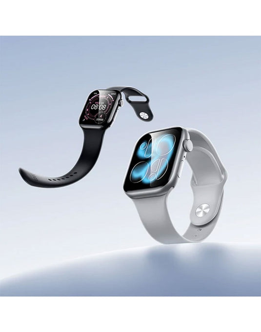 Hoco Smart Watch With Calling Feature (Y42) 2 Straps - Silver (Brand New)