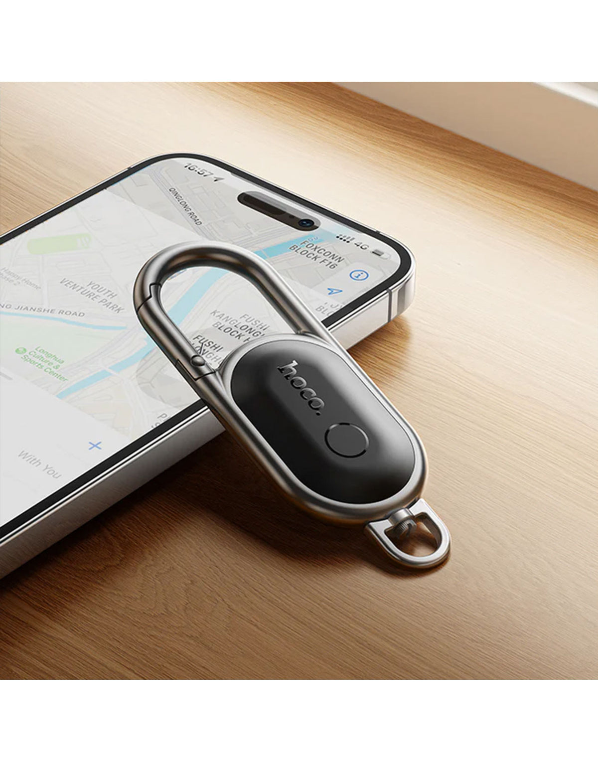Hoco Smart Wireless Tracker Tag w/ 9-12 Months Battery Life, Key Chain (E91J)