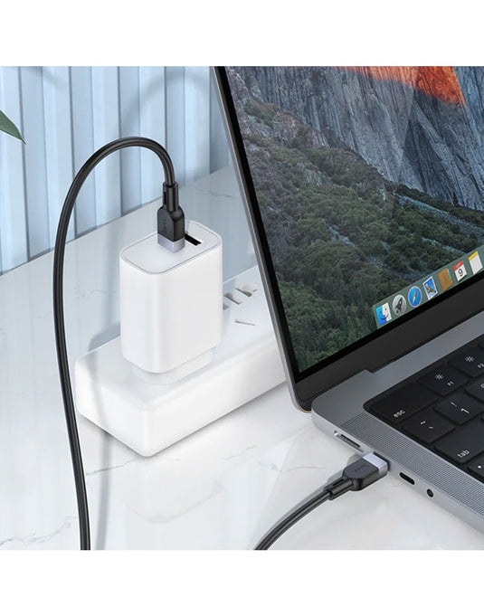 Hoco Soft Silicon Fast Charging Cable 60W 3 Meter Type C (X109)