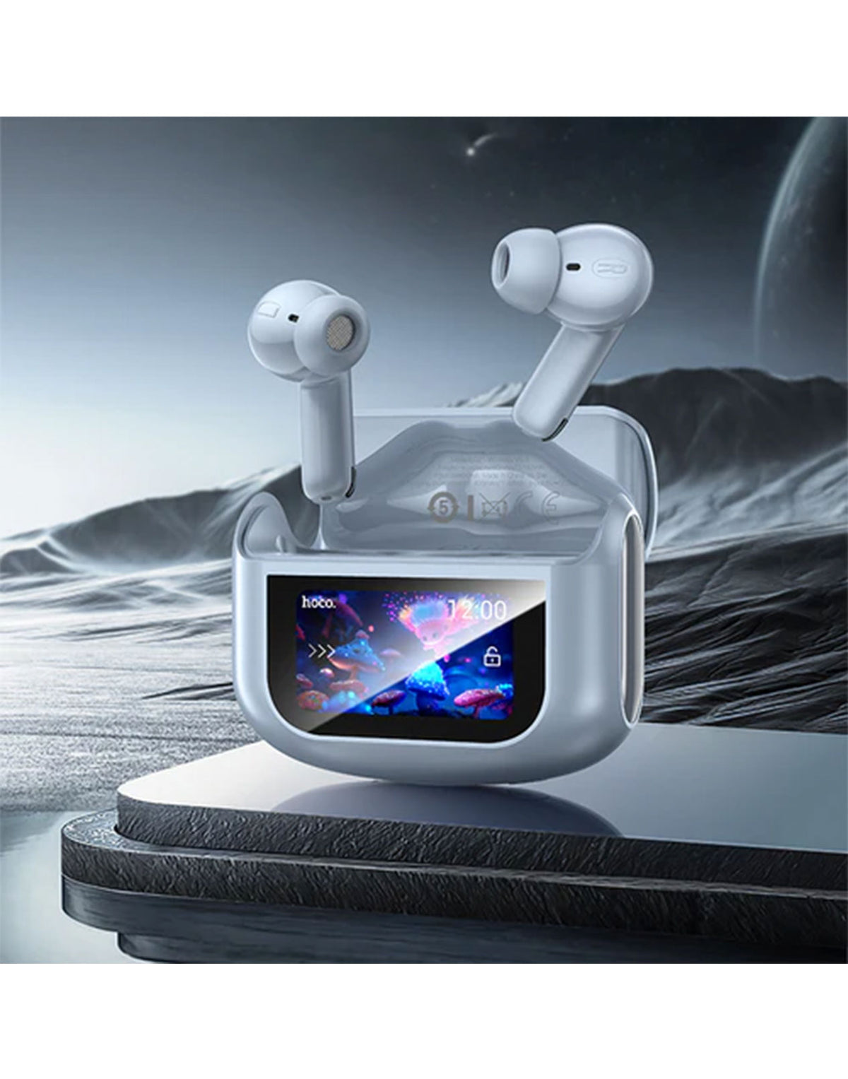 Hoco TWS Bluetooth ANC+ENC Noise Cancelling Earbuds (EQ21)