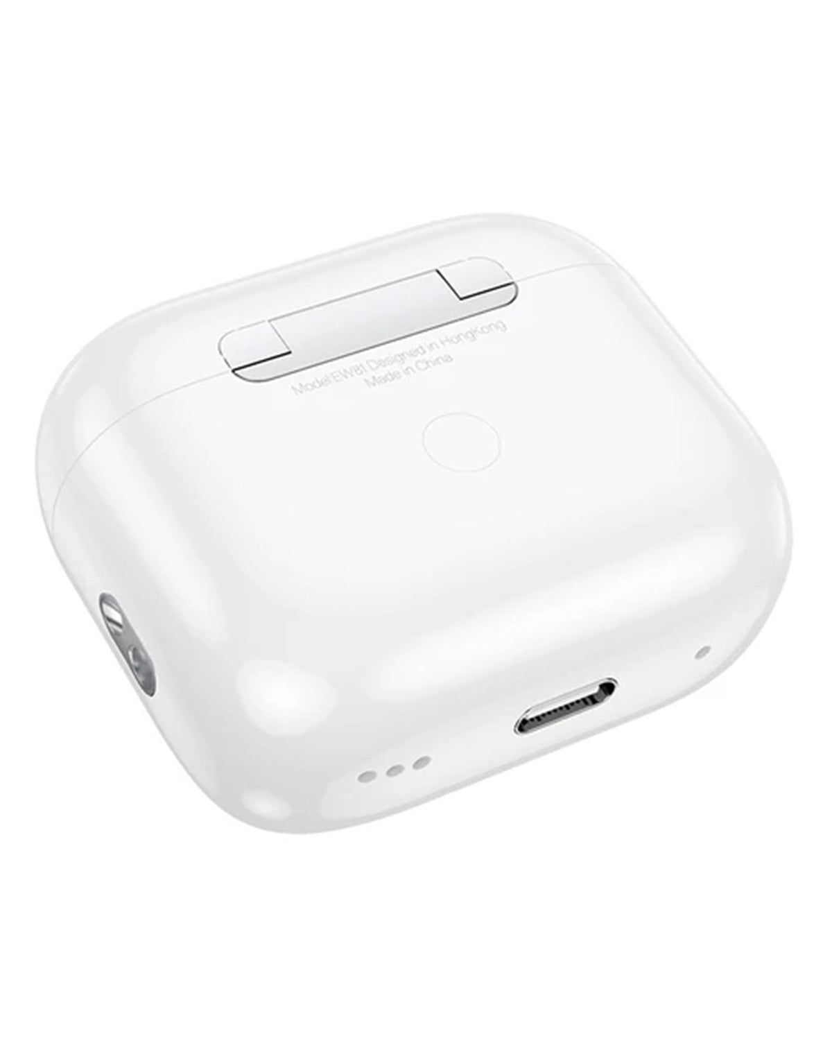 Hoco TWS Bluetooth Earbuds LCD Touch Screen (EW81) - White