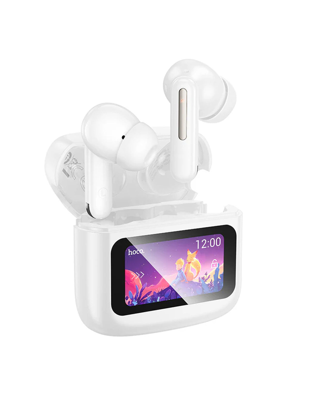 Hoco TWS Earbud w/ LCD Touch Screen, 7 Hours (EQ14)