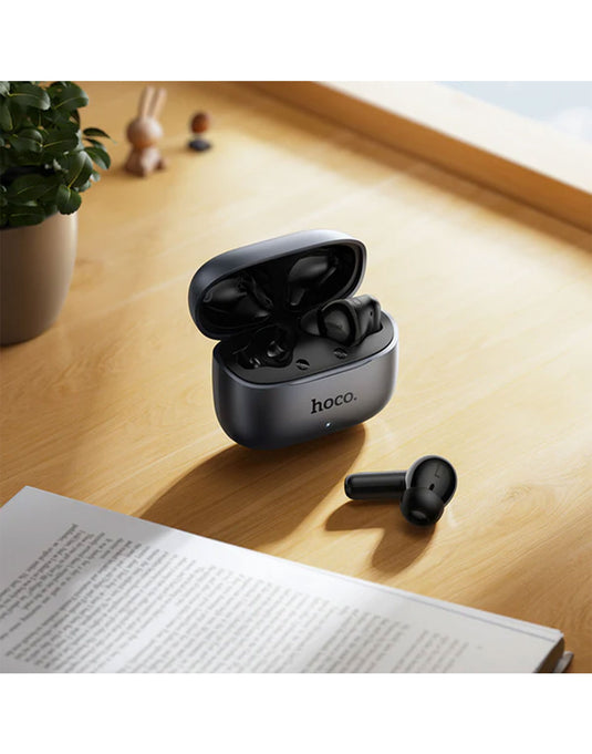 Hoco TWS Earbud With AI Translation, ANC+ENC Noise Cancellation, Hoco Music App (EQ27) - Black