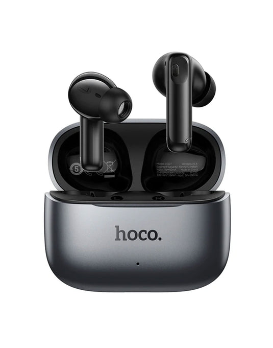 Hoco TWS Earbud With AI Translation, ANC+ENC Noise Cancellation, Hoco Music App (EQ27) - Black