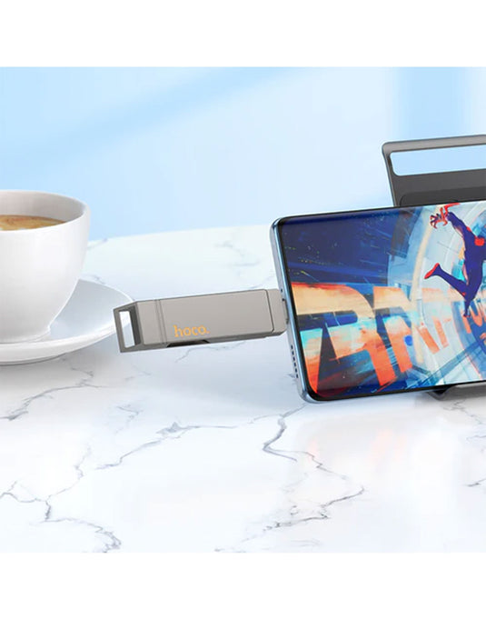 Hoco USB-A & USB-C High Speed 64GB Flash Drive (UD15)