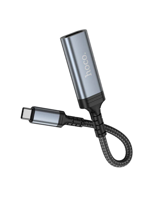 Hoco USB C to Female HDMI Adaptor, 4K 30Hz, 0.2M (UA43A) - Black