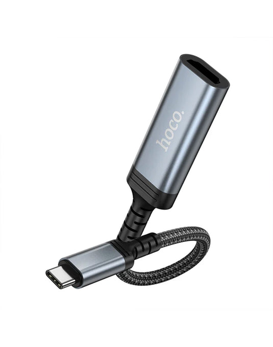 Hoco USB C to Female HDMI Adaptor, 4K 30Hz, 0.2M (UA43A) - Black