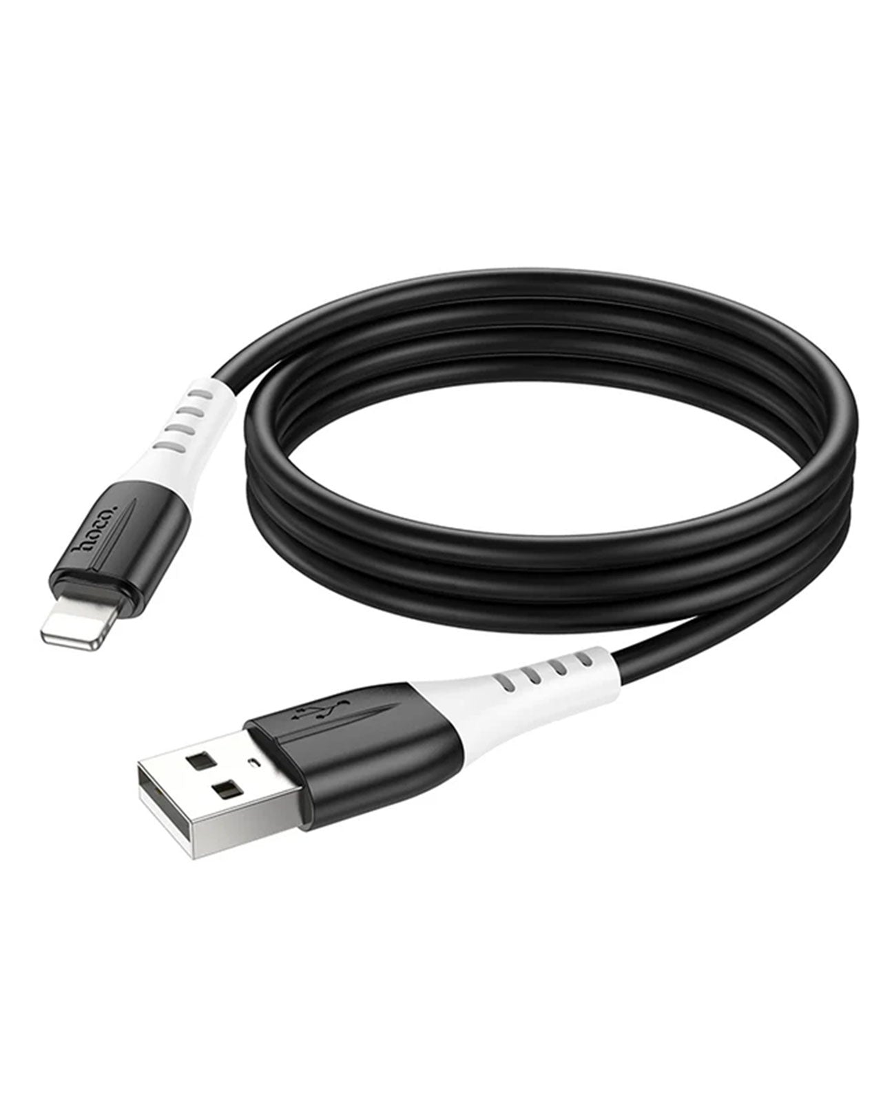 Hoco Ultra Soft Silicon Cable (X82) - Lightning - Black