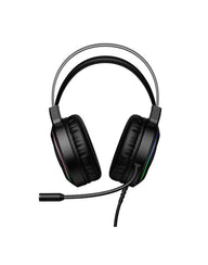 Hoco Wired Gaming Headset LED Light & Microphone (W117) - Black (Brand New)