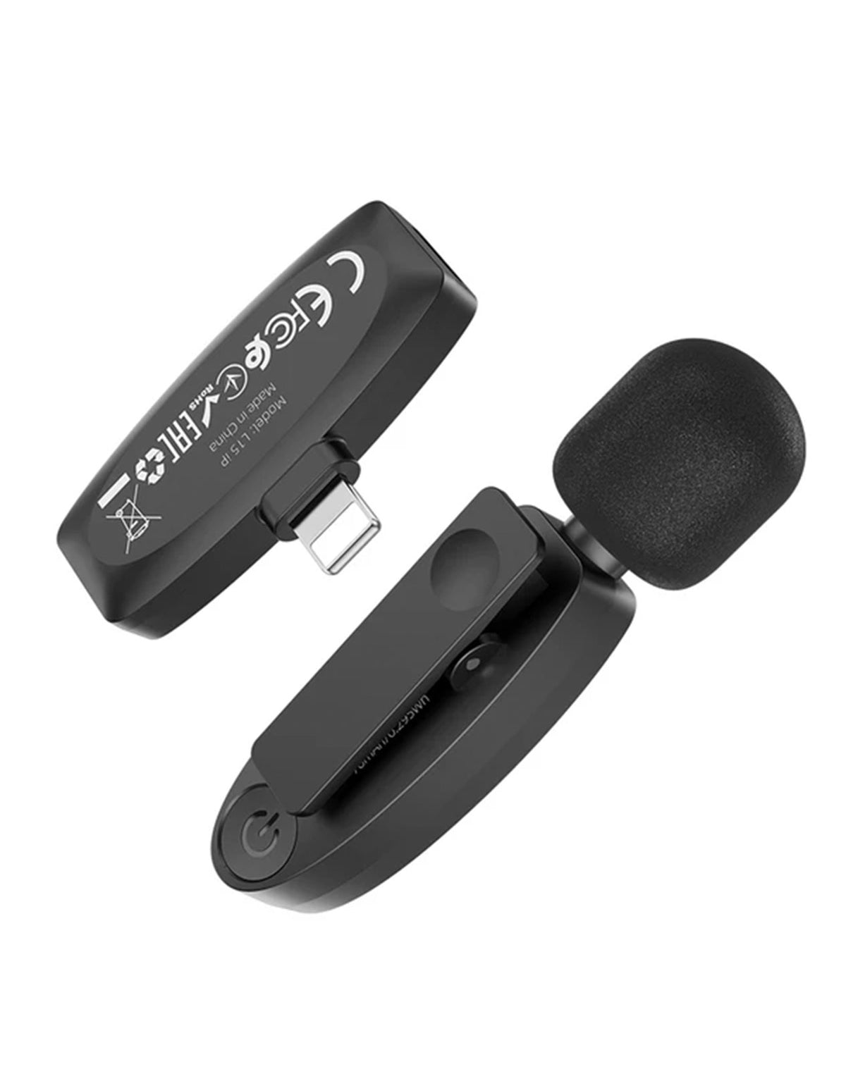 Hoco Wireless Digital Microphone w/ Lightning Connector (L15-L) - Black