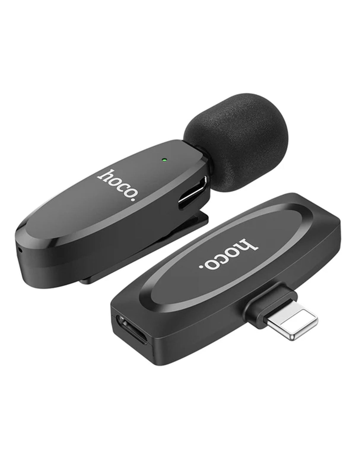 Hoco Wireless Digital Microphone w/ Lightning Connector (L15-L) - Black