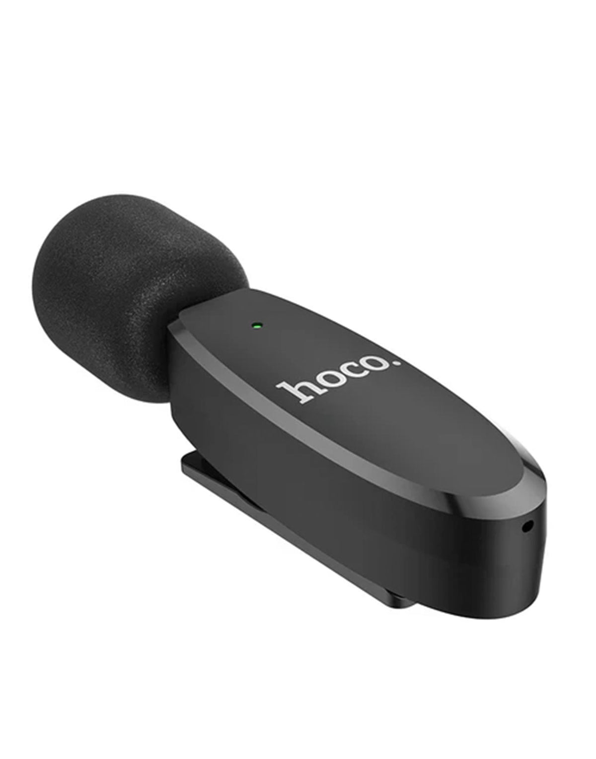 Hoco L15-C Wireless Digital Microphone with Type-C Connector for Smartphones & Tablets - Ideal Mic for Podcasting, Streaming, and Video Recording - Black