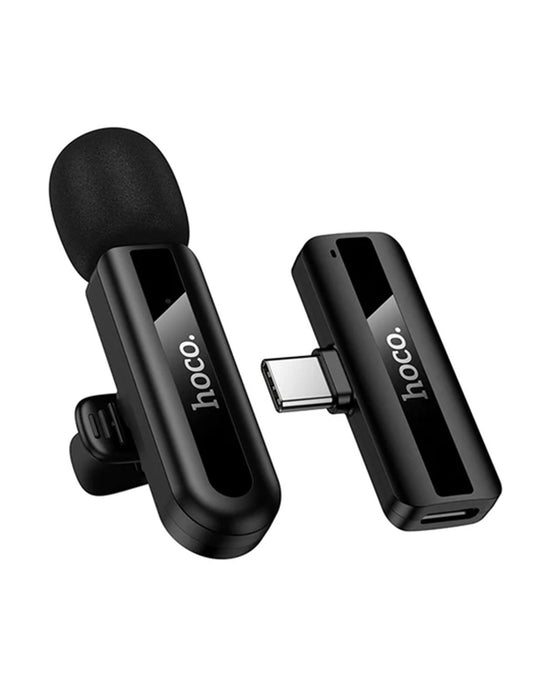 Hoco Wireless Digital Microphone w/ USB-C Connector, DSP Digital Noise Reduction (L20-C)