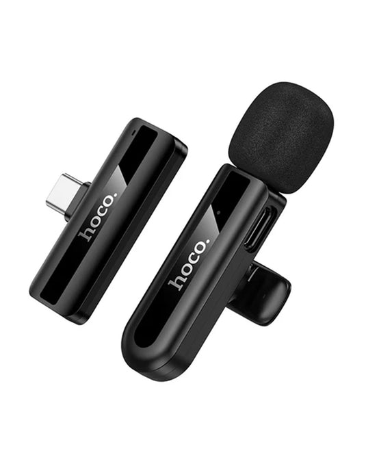 Hoco Wireless Digital Microphone w/ USB-C Connector, DSP Digital Noise Reduction (L20-C)