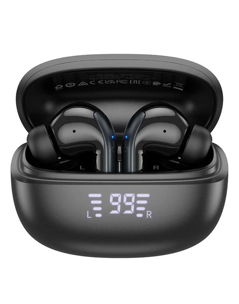 Hoco Wireless ANC + ENC Noise Cancellation TWS Earbuds - Black (EQ5)