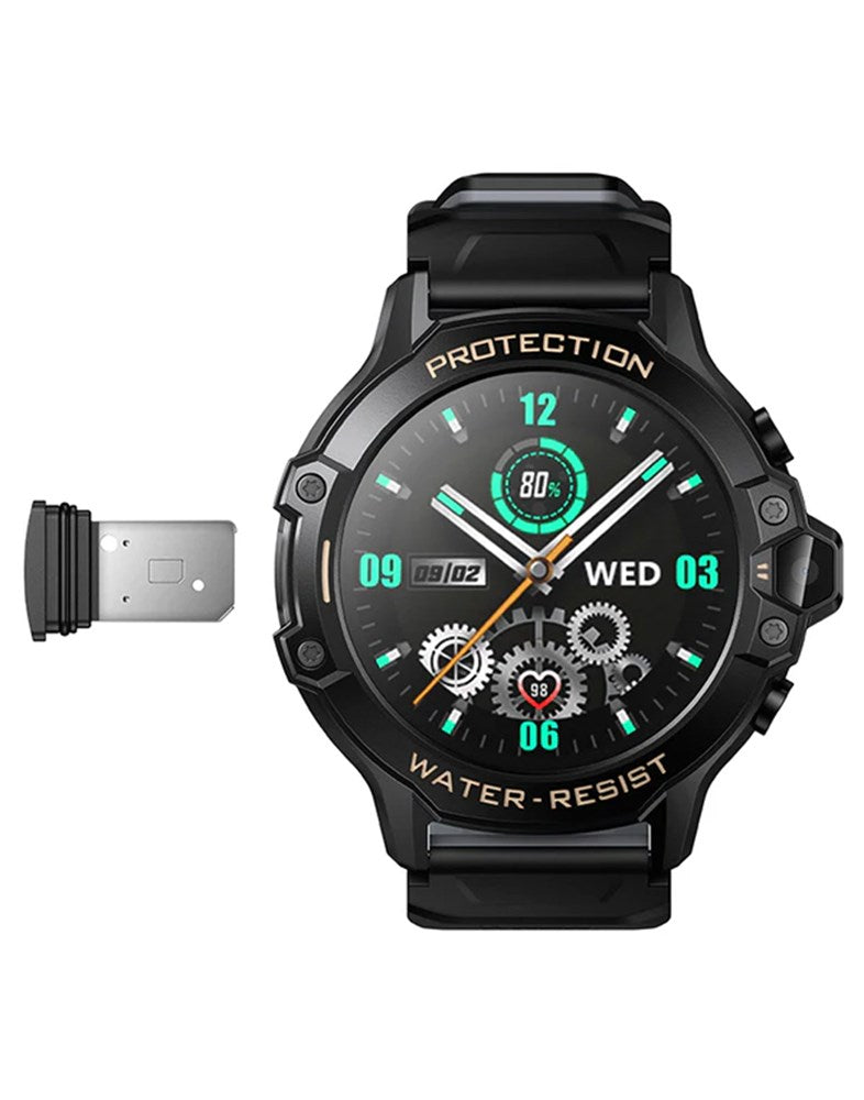 Hoco Y107 Kids Smart Watch With Sim 4G With GPS, Tracking Video Call, Privacy protection, Parental Control - Black (Brand New)