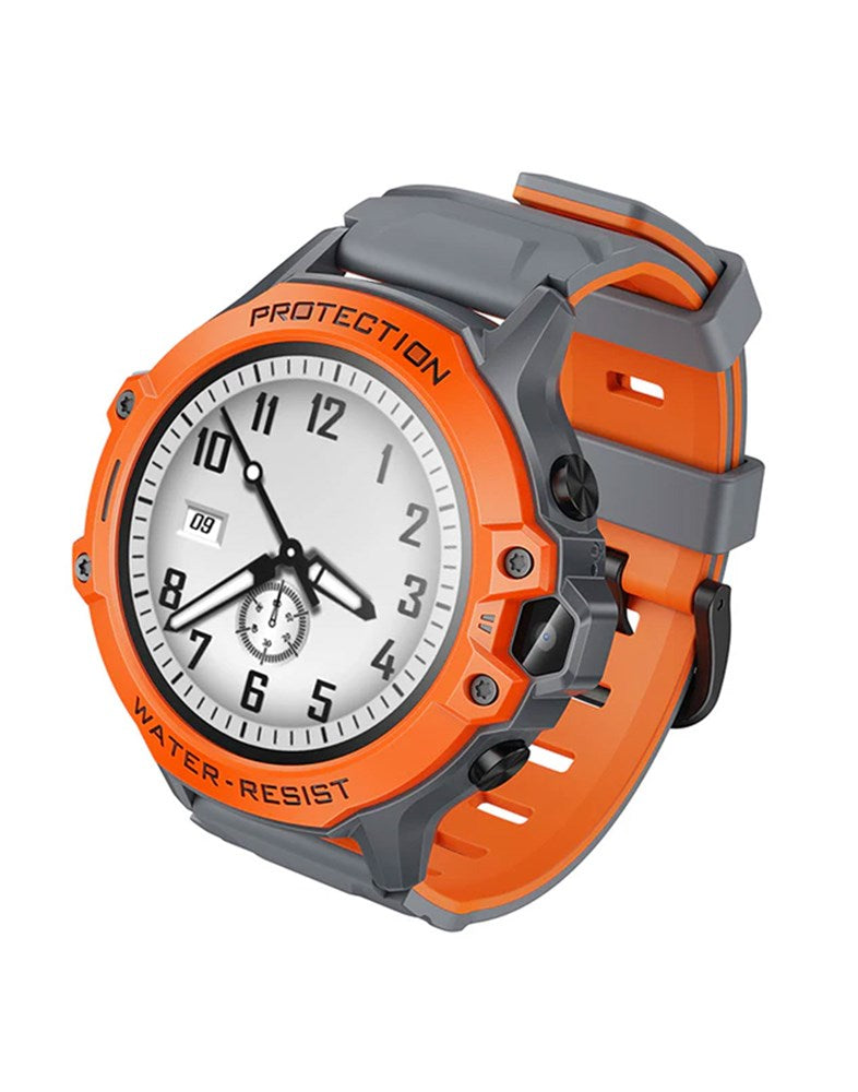 Hoco Y107 Kids Smart Watch With Sim 4G With GPS, Tracking Video Call, Privacy protection, Parental Control - Orange (Brand New)