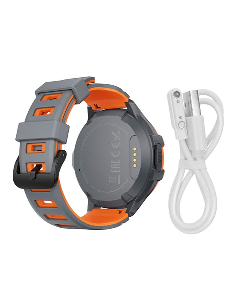 Hoco Y107 Kids Smart Watch With Sim 4G With GPS, Tracking Video Call, Privacy protection, Parental Control - Orange (Brand New)