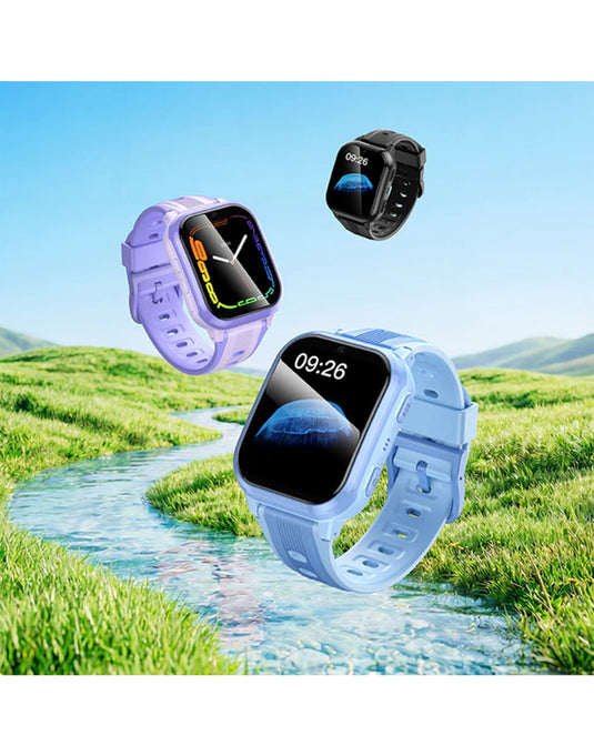 Hoco Y108 Kids Smart Watch With Sim 4G - Blue
