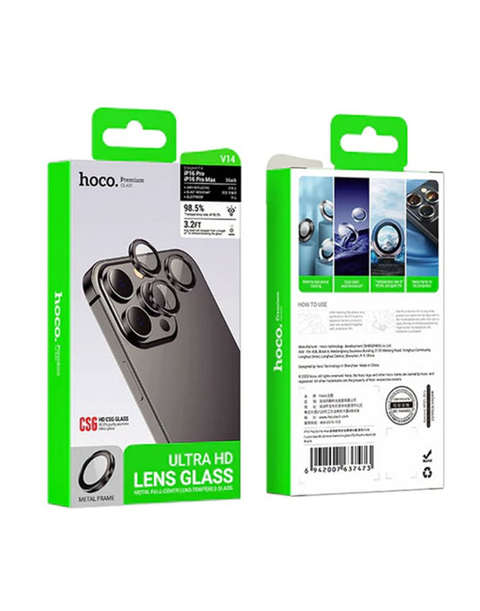 Hoco iPhone 16 Pro / 16 Pro Max Back Camera Anti Glare Lens Protector (V14)