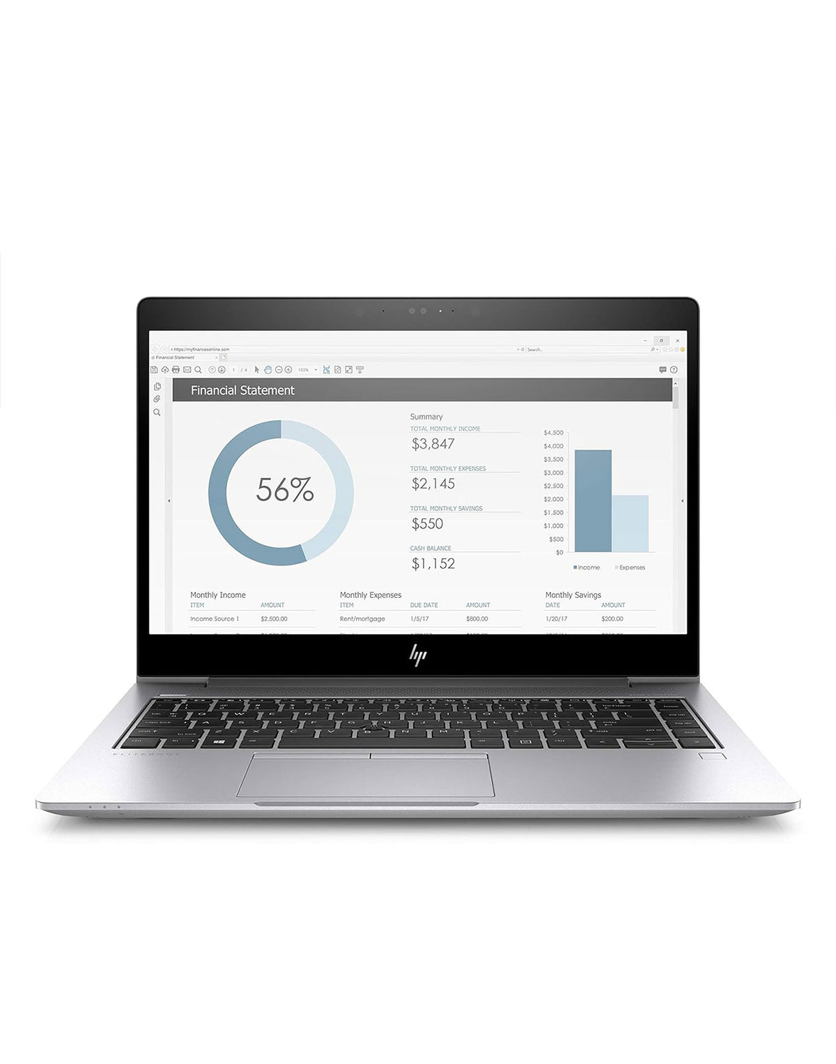 HP Elitebook 830 G5 13.3-inch i5 8th Gen 32GB 256GB @1.70GHz Windows 11 Pro