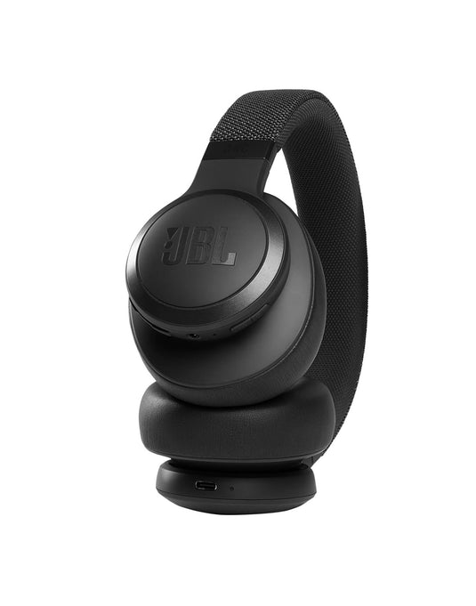 JBL Live 660 Active Noise Cancellation Wireless On-Ear Headphones - Black