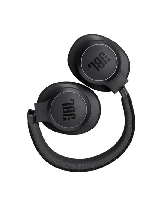 JBL Live 770NC Wireless Over-Ear Headphones with True Adaptive Noise Cancelling - Black