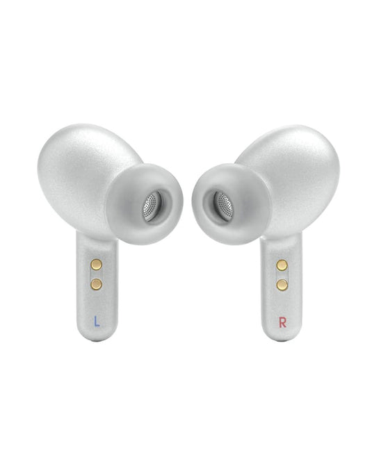 JBL Live Pro 2 Ear Noise Cancelling Wireless TWS Earbuds - Silver