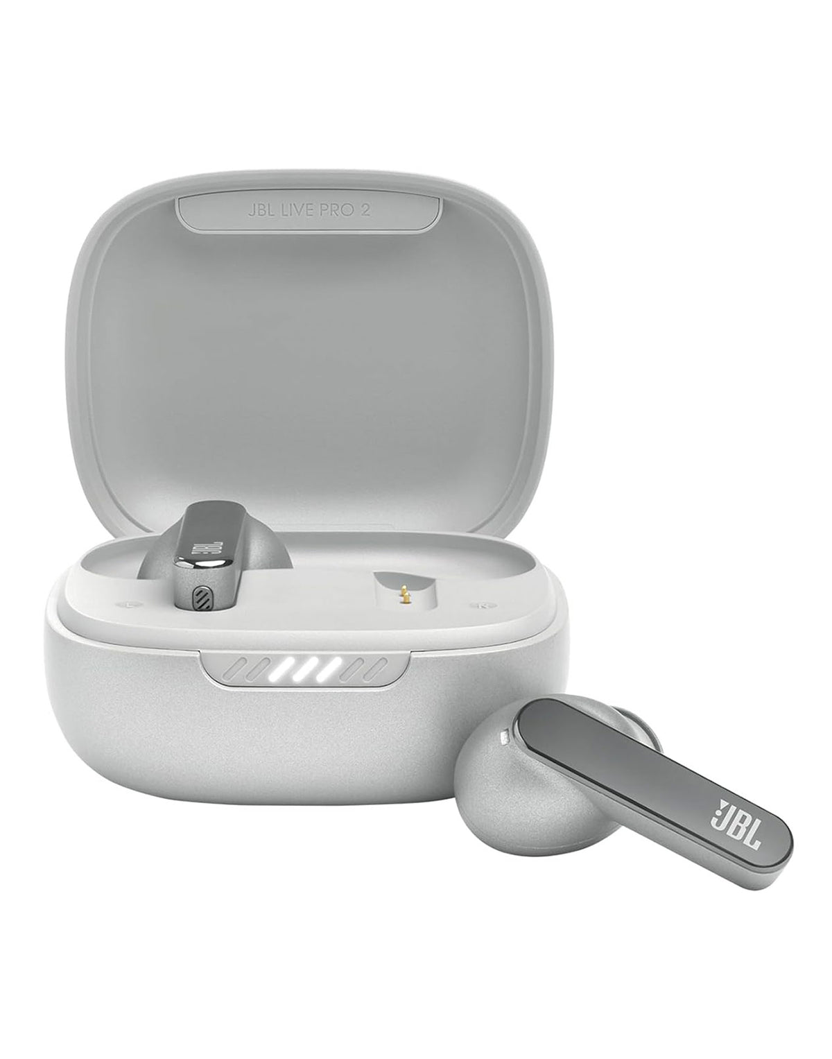 JBL Live Pro 2 Ear Noise Cancelling Wireless TWS Earbuds - Silver