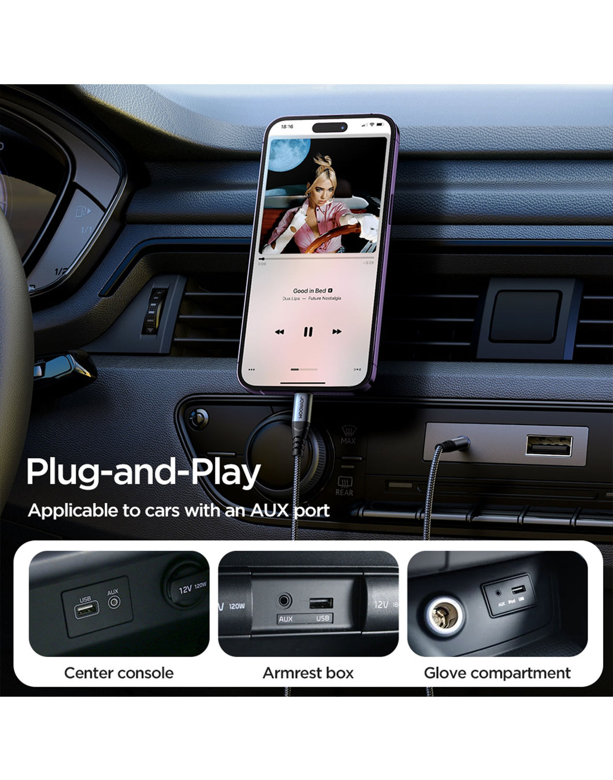 Joyroom Lightning To Aux Cable
