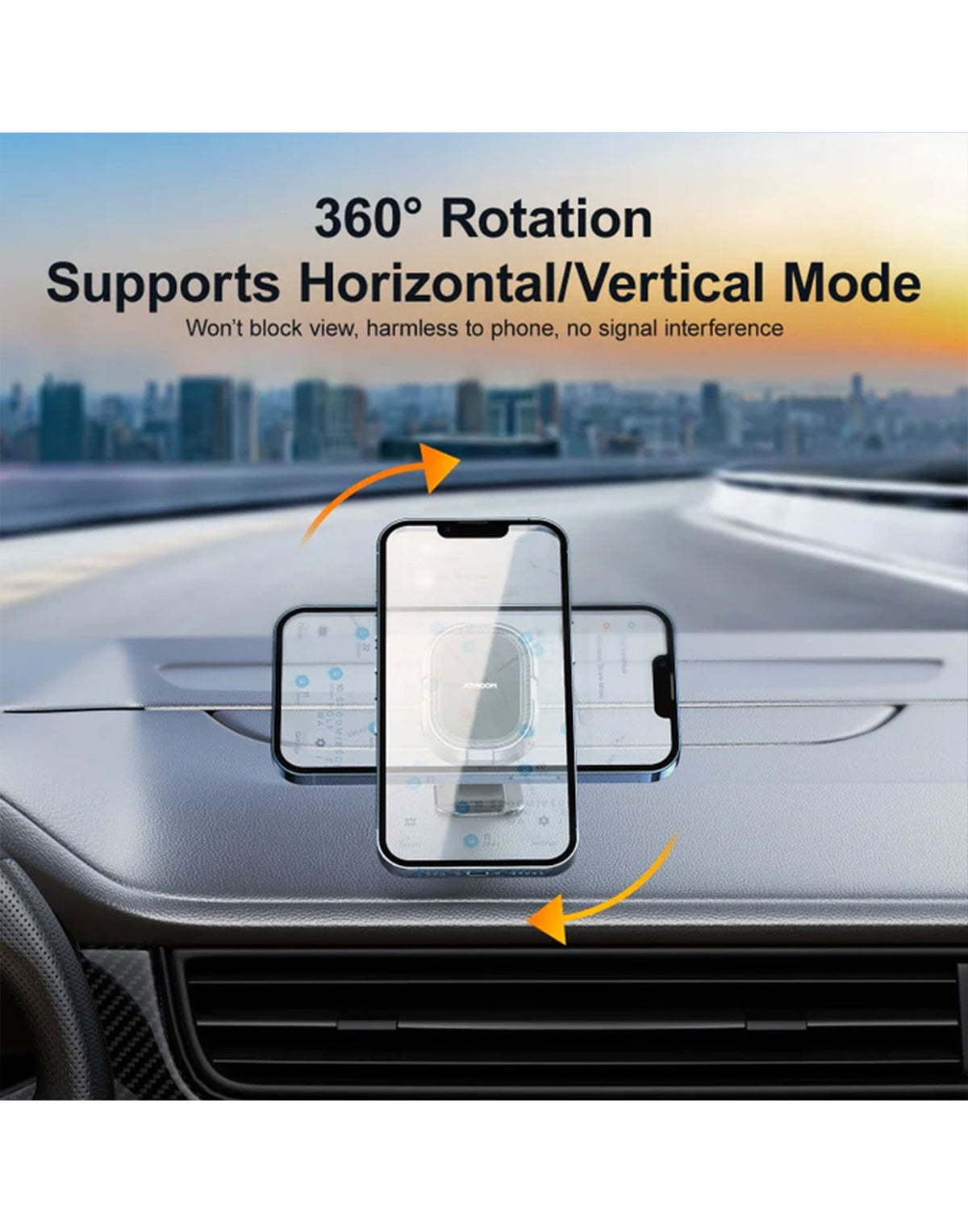 Joyroom Magnetic Car phone Mount - Black