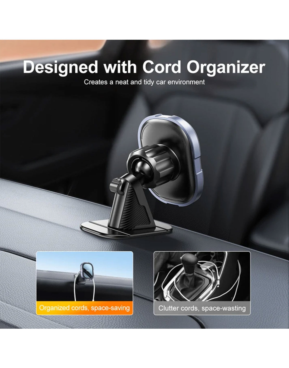 Joyroom Magnetic Car phone Mount - Black