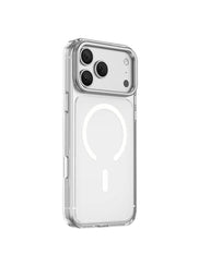 Keephone MagiCam Foldable Kickstand & Selfie Stick Case For Apple iPhone 17 & 18 Pro MagSafe Compatible - Clear