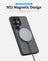 Keephone Omega Premium Matte Clear Case For Samsung Galaxy S26 Ultra MagSafe Compatible - Black