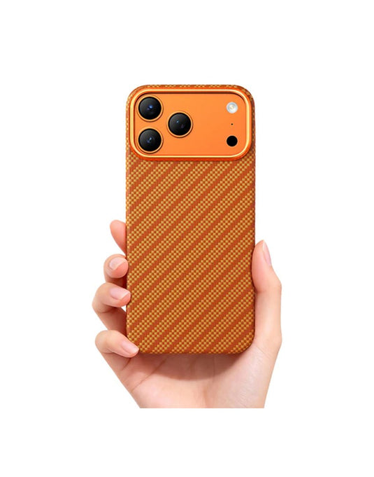 Keephone Robin Genuine Kevlar Case For Apple iPhone 17 Pro Max MagSafe Compatible - Orange